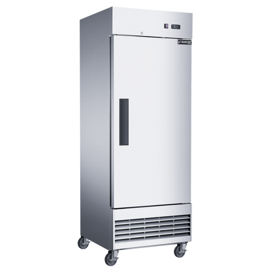 D28ER Compact Single Door Commercial Refrigerator in Stainless Steel