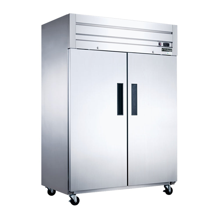 D55AF Commercial 2-Door Top Mount Freezer in Stainless Steel