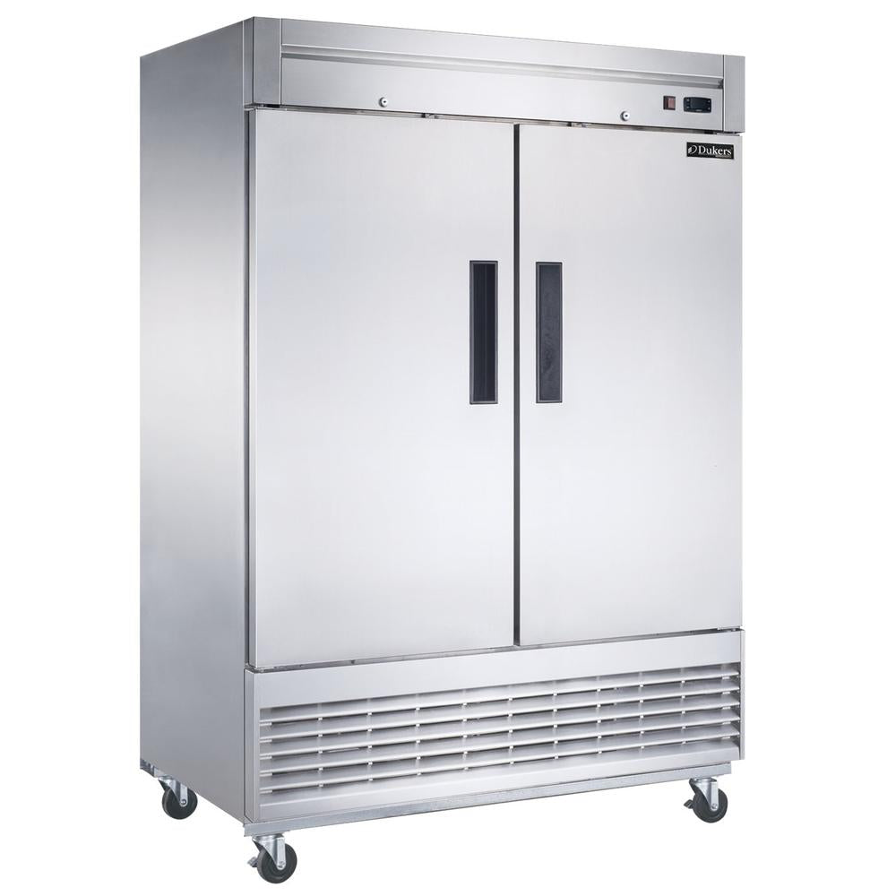 D55F 2-Door Commercial Freezer in Stainless Steel