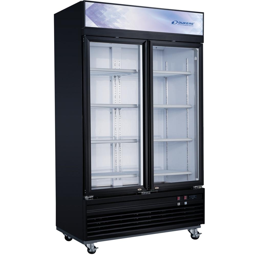 DSM-41F Commercial Glass Swing 2-Door Merchandiser Freezer