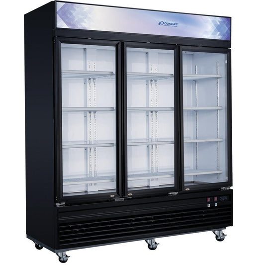 DSM-69F Commercial Glass Swing 3-Door Merchandiser Freezer