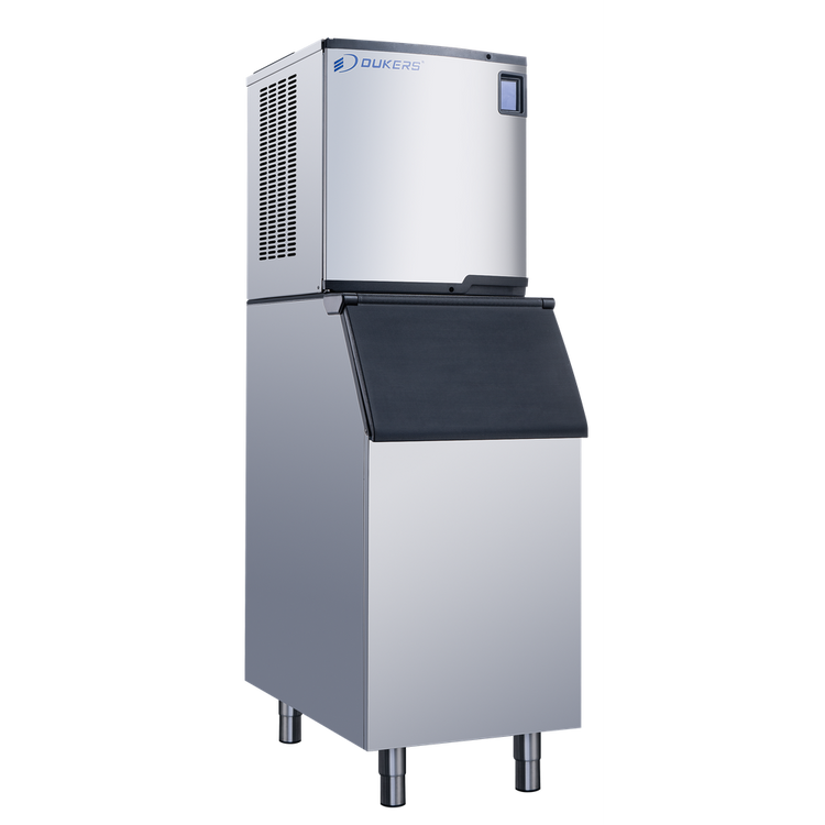 DIM500A Commercial Ice Machine with 352 lb Storage Bin – 496 lb Daily Production