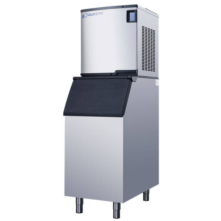 DIM500A Commercial Ice Machine with 352 lb Storage Bin – 496 lb Daily Production
