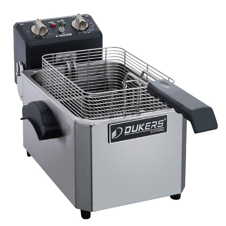 DCF7E 7lb Single Basket Electric Countertop Fryer