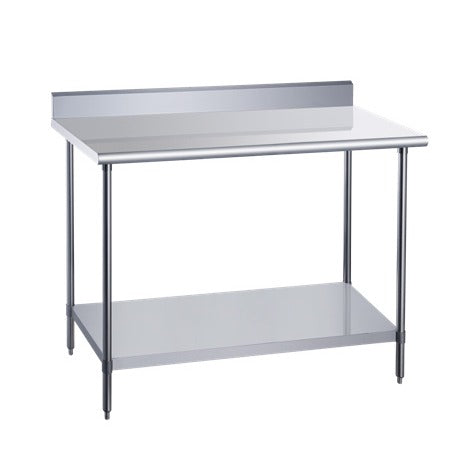 DCSTW-3048B Stainless Steel Work Table with Backsplash - 48 in. Wide