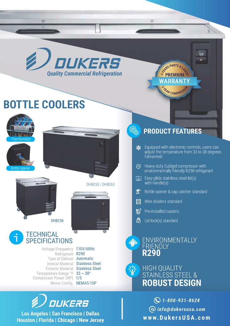 DHBC65 - 65" Bottle Cooler