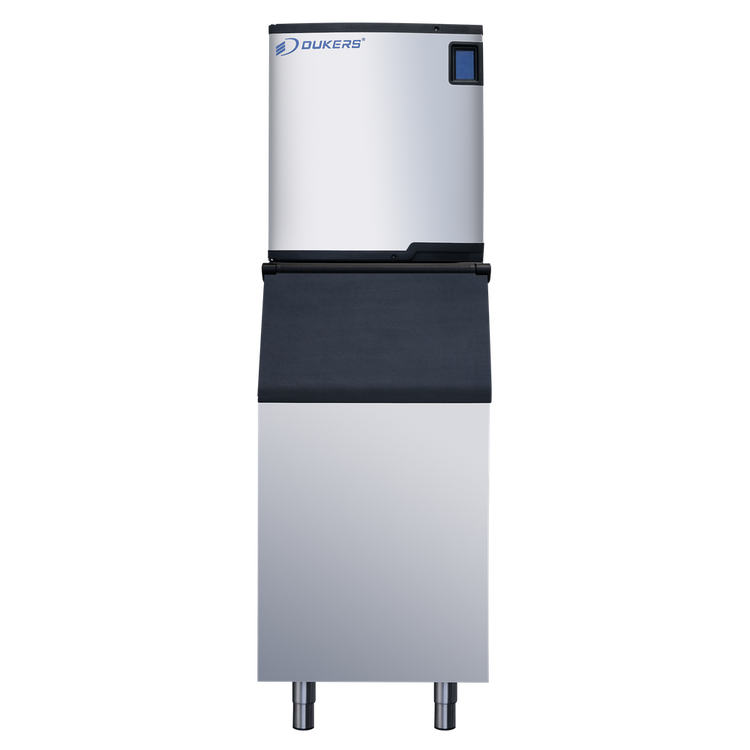 DIM500A Commercial Ice Machine with 352 lb Storage Bin – 496 lb Daily Production