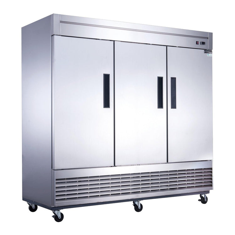 D83F 不锈钢三门商用冰柜