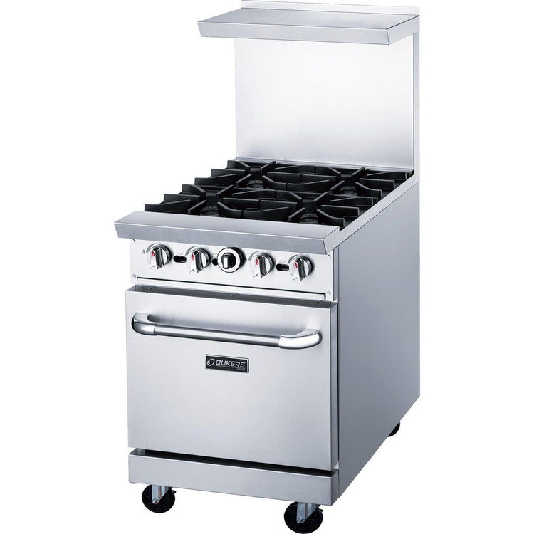 DCR24-4B 24" Gas Range with Four (4) Open Burners