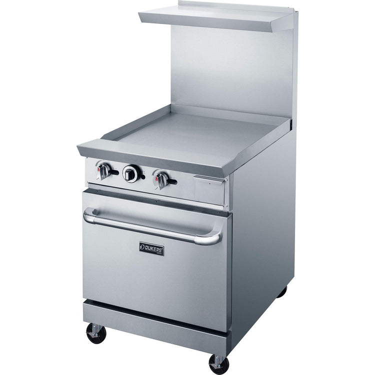 DCR24-GM 24" Gas Range with 24" Griddle