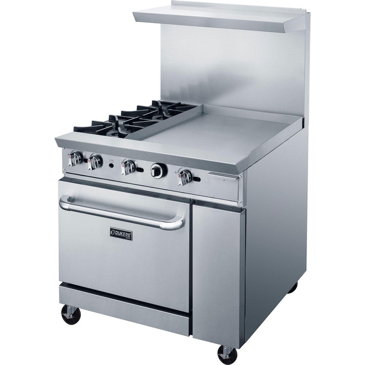 DCR36-2B24GM 36" Gas Range with Two (2) Open Burners & 24" Griddle