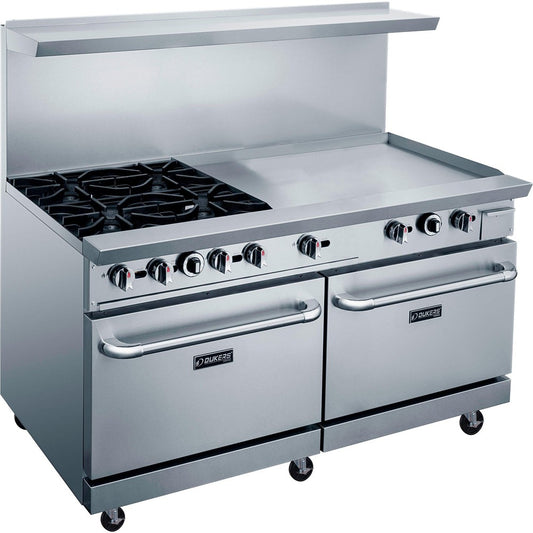 DCR60-4B36GM 60" Gas Range with Four (4) Open Burners & 36" Griddle