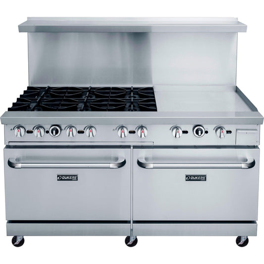 DCR60-6B24GM 60" Gas Range with Six (6) Open Burners & 24" Griddle