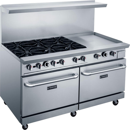 DCR60-6B24GM 60" Gas Range with Six (6) Open Burners & 24" Griddle