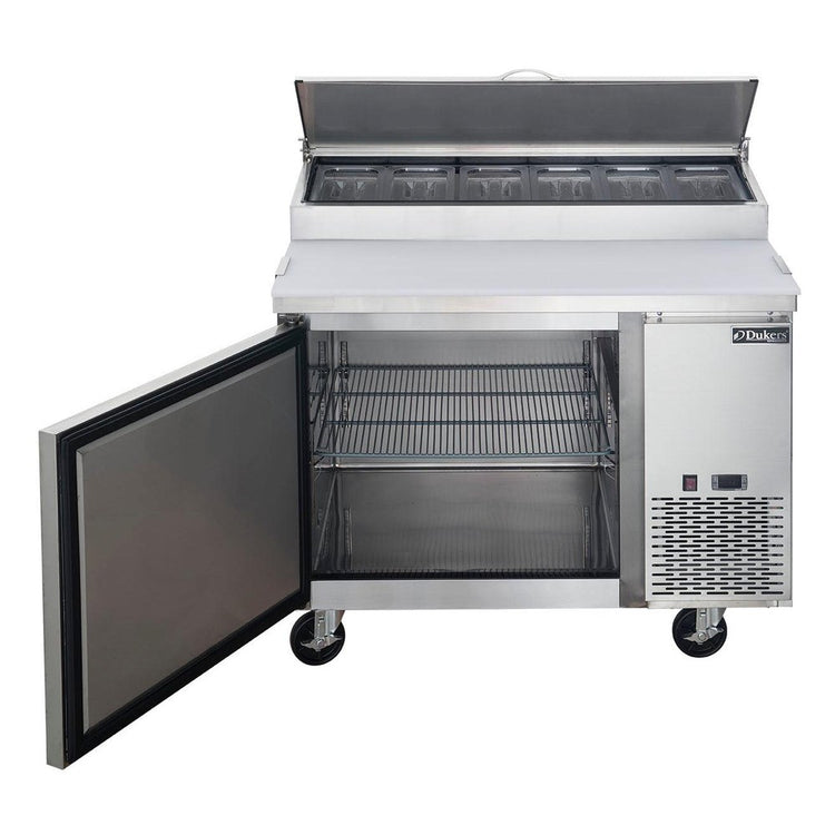 DPP44-6-S1 Refrigerador comercial con mesa de preparación de pizza de una sola puerta