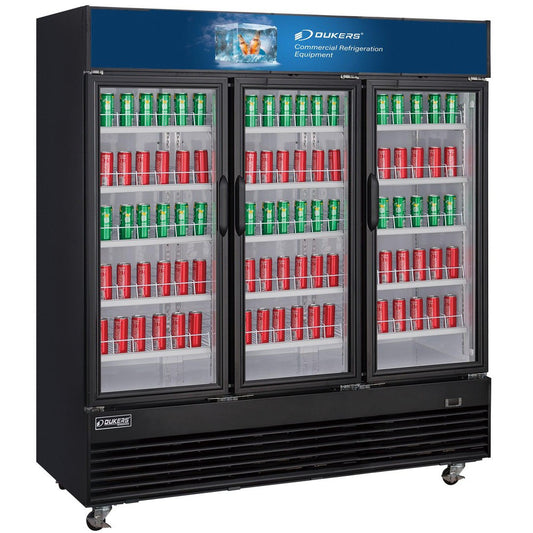 Refrigerador comercial de 3 puertas con oscilación de vidrio DSM-69R