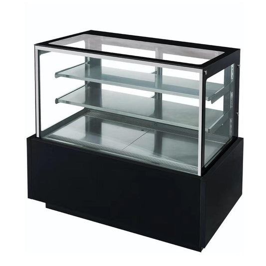 DDM48R - 直形玻璃 48 英寸蛋糕展示柜