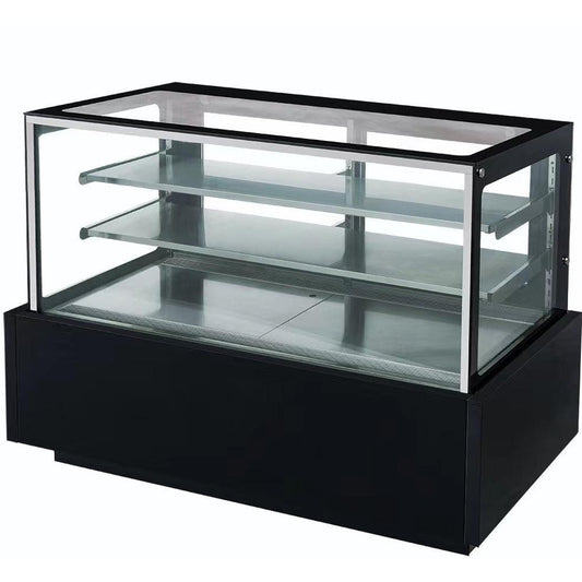 DDM72R - 直形玻璃 72 英寸蛋糕展示柜