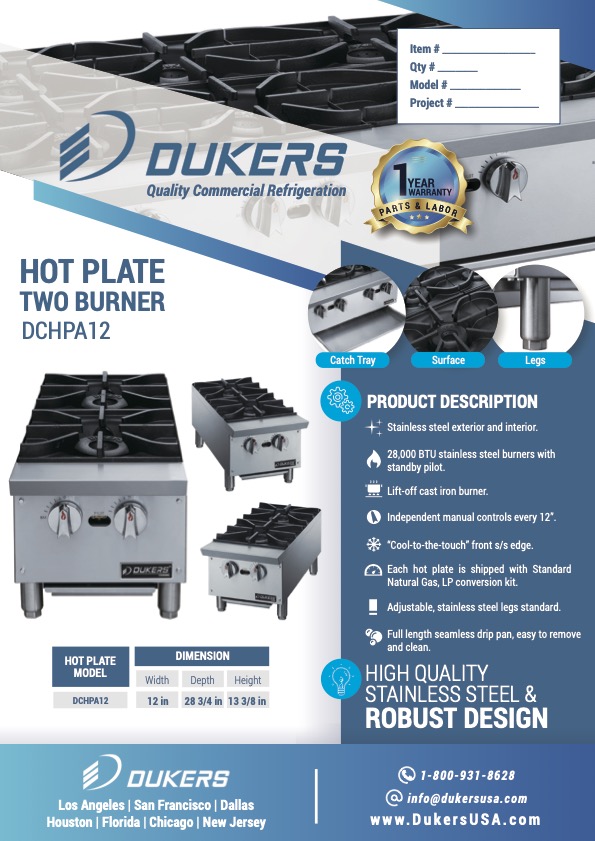 Double Burner Hot Plate  Myers Aggregate Testing Equipment